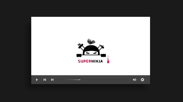 superninja logo animation - cover